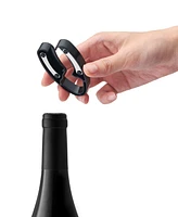 Rabbit Black Stainless Steel Wine Opener, 5 Piece Set