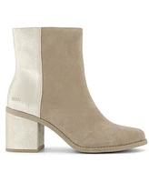 Toms Women's Evelyn Stacked Block Heel Booties