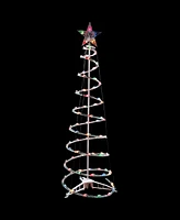 Northlight 4ft Spiral Christmas Tree with Star Tree Topper