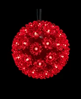 Northlight Led Starlight Sphere Hanging - 6-Inch - Red Lights