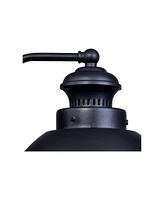 John Timberland Fordham Farmhouse Rustic Industrial Outdoor Wall Light Fixture Led Black Metal 8" Seedy Glass Sconce Exterior House Barn Porch Patio O