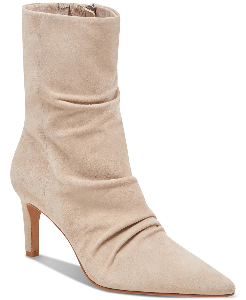 Dolce Vita Women's Fernly Rouched Pointed-Toe Dress Booties