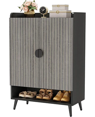 Tribesigns Shoe Cabinet with Doors, 6