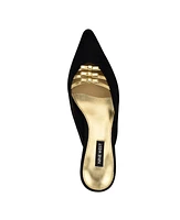 Nine West Women's Weeka Slip On Pointy Toe Dress Mule Pumps