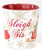 Black Paper Party Sleigh Sis Mug,12 oz