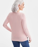 Style & Co Women's V-Neck Sweater, Created for Macy's