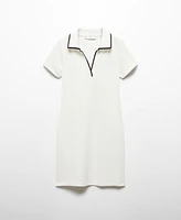 Mango Women's Polo Neck Dress