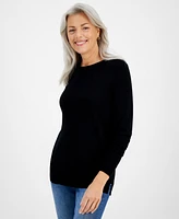 Style & Co Petite Crewneck Sweater, Created for Macy's