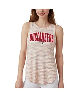 Concepts Sport Women's Tampa Bay Buccaneers Sunray Multicolor Tri-Blend Tank Top