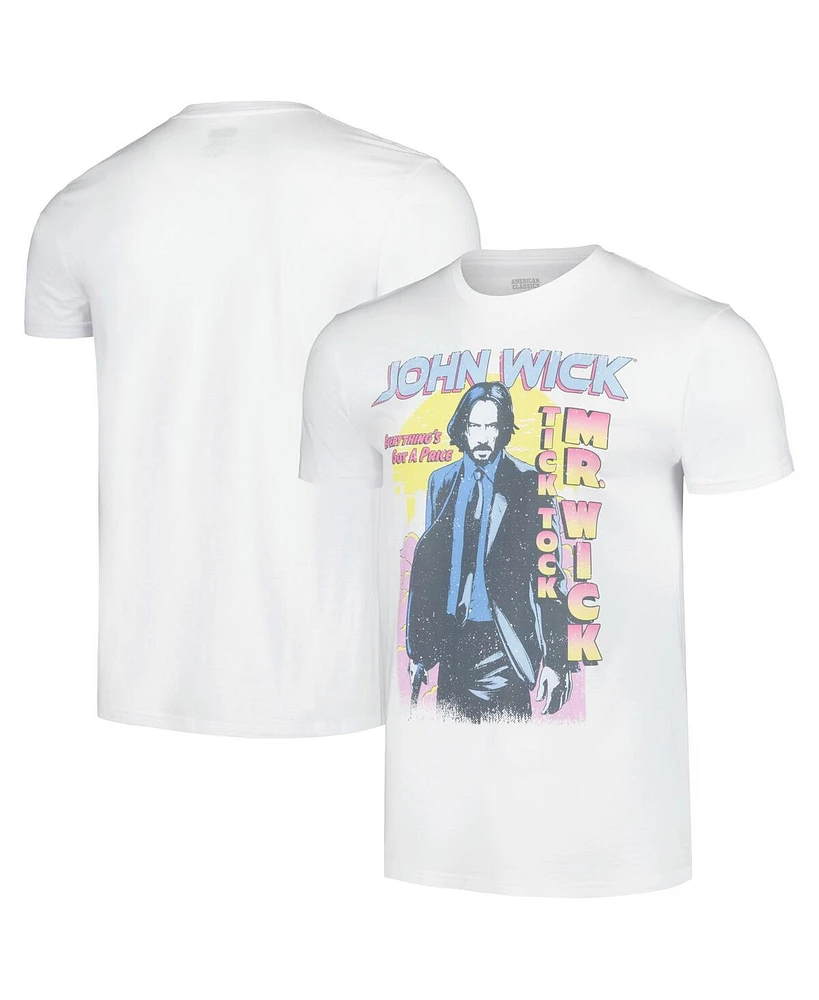 American Needle Men's White John Wick Graphic T-Shirt