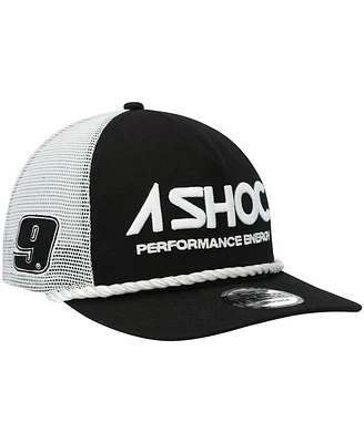 New Era Men's Black/White Chase Elliott Golfer Snapback Hat