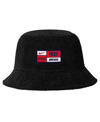 Nike Men's Black Paris Saint-Germain Corduroy Bucket Hat