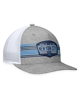 Fanatics Men's Steel New York City Fc Stroke Trucker Snapback Hat