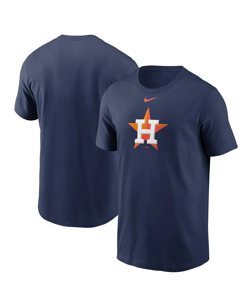 Nike Men's Navy Houston Astros Fuse Logo T-Shirt