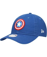 New Era Men's Blue Captain America 9TWENTY Adjustable Hat