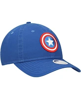 New Era Men's Blue Captain America 9TWENTY Adjustable Hat