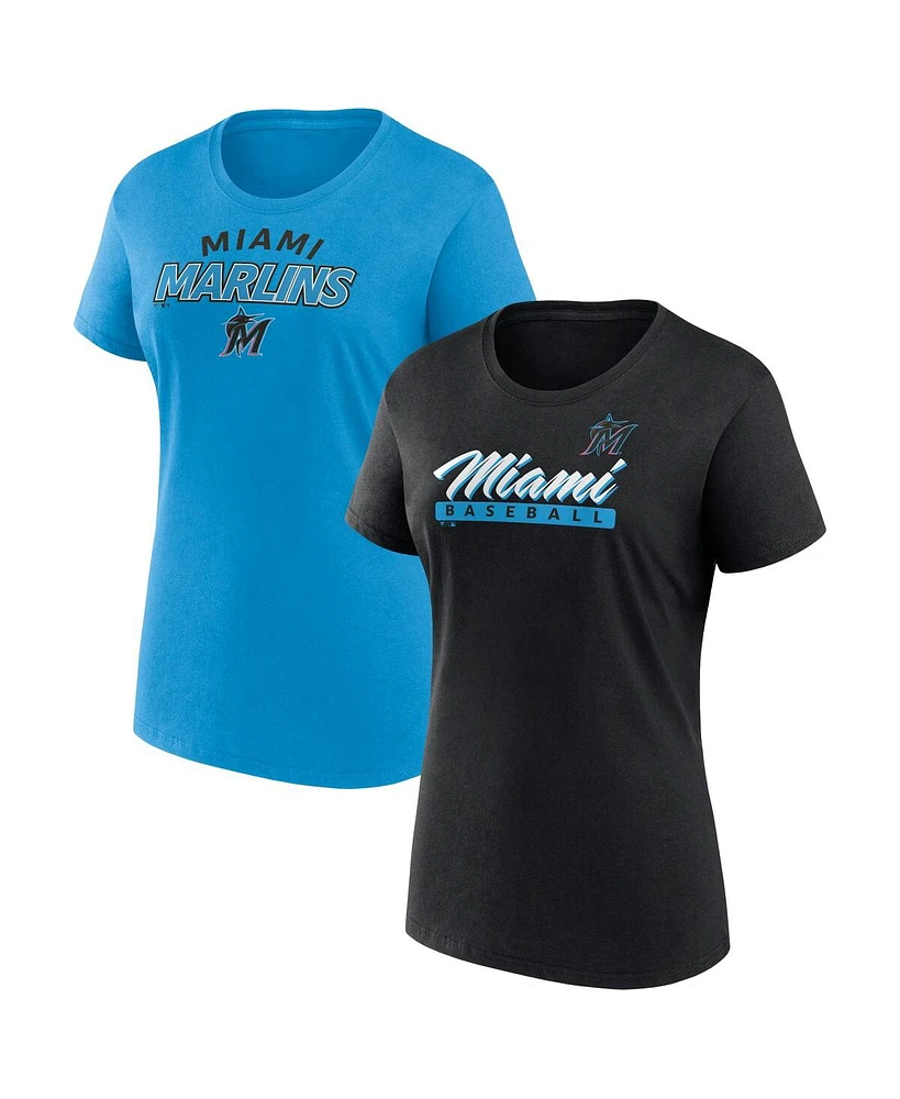 Fanatics Women's Miami Marlins Risk T-Shirt Combo Pack