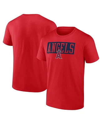 Fanatics Men's Red Los Angeles Angels Hard to Beat T-Shirt