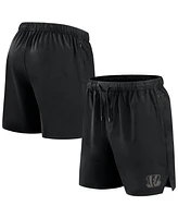 Fanatics Men's Black Cincinnati Bengals Front Office Woven Shorts