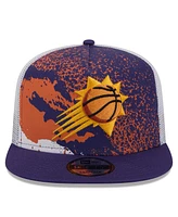 New Era Men's Purple Phoenix Suns Court Sport Speckle 9FIFTY Snapback Hat