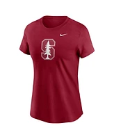 Nike Women's Cardinal Stanford Primetime Evergreen Logo T-Shirt