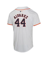 Nike Big Boys and Girls Yordan Alvarez White Houston Astros Home Game Player Jersey