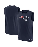 Nike Men's Navy New England Patriots Blitz Legend Muscle Perform Tank Top