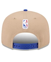 New Era Big Boys and Girls Tan/Royal Golden State Warriors 2024 Nba Draft 9FIFTY Snapback Hat