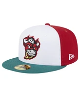 New Era Men's Red Winston-Salem Dash Theme Night Italian Beef 59FIFTY Fitted Hat