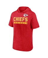 Fanatics Men's Red Kansas City Chiefs Big Tall Hoodie T-Shirt