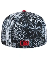 New Era Men's Black Boston Red Sox Sands 59FIFTY Fitted Hat