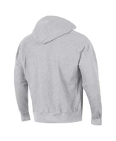 Champion Men's Heather Gray Georgia Bulldogs Vault Late Night Reverse Weave Pullover Hoodie