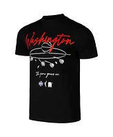 Round21 Men's and Women's Black Washington Mystics Home Court T-Shirt