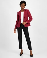 Tahari Asl Women's Single-Button Notched-Lapel Blazer