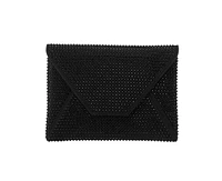 Nina Crystal Encrusted Square Envelope Clutch