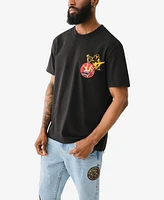 True Religion Men's Short Sleeve Patch Tee