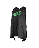 5th & Ocean Women's Black Austin Fc Athletic Cross Back Tank Top