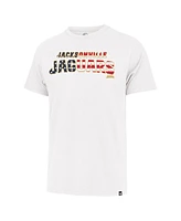 '47 Brand White Jacksonville Jaguars Flag Script Franklin T-Shirt