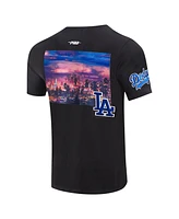 Pro Standard Men's Black Los Angeles Dodgers Cityscape T-Shirt