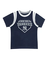 Outerstuff Preschool Fanatics New York Yankees Loaded Base T-Shirt Shorts Set