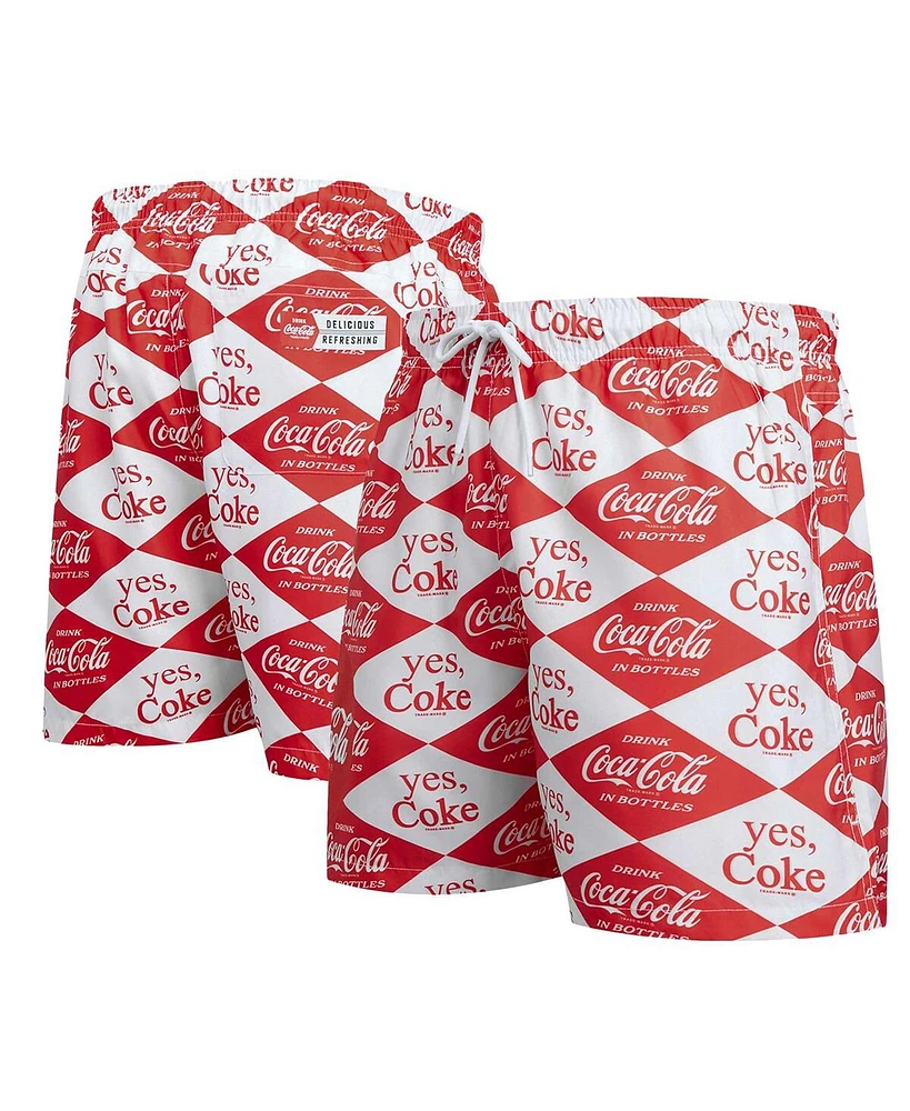 Freeze Max Men's White Coca-Cola Yes Coke Shorts