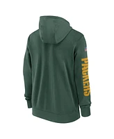 Nike Men's Green Bay Packers 2024 Sideline Club Full-Zip Hoodie