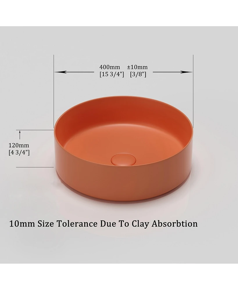 Stylish Ceramic Vessel Sink for Bathrooms