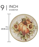 Certified International Autumn Breeze Salad Plates, Set of 4