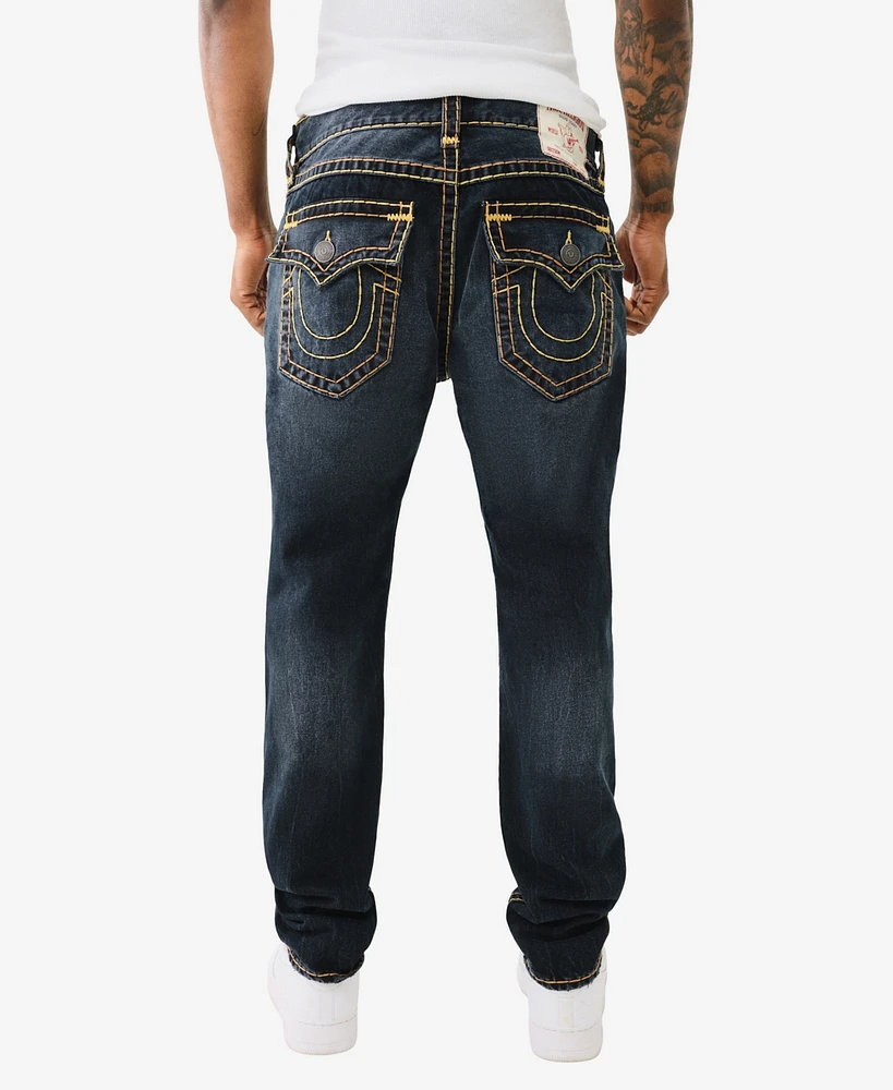 True Religion Men's Rocco Skinny Super T Flap Jeans