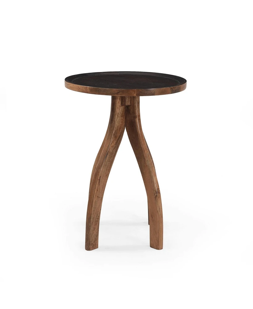 Streamdale Furniture End Table: Earthy Elegance For Your Living Space