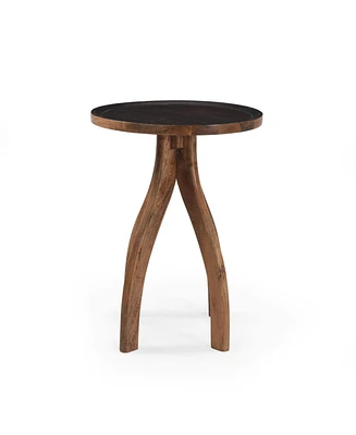 Streamdale Furniture End Table: Earthy Elegance For Your Living Space