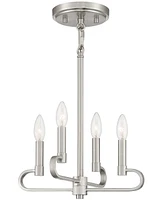 Designers Fountain Summit 14" Metal 4 Light Convertible Chandelier