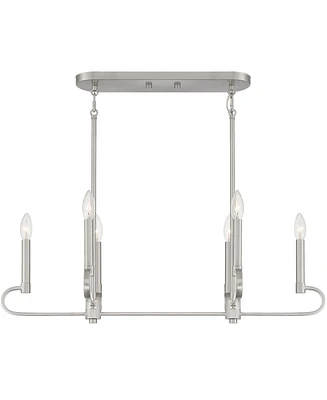 Designers Fountain Summit 32" Metal 6 Light Island