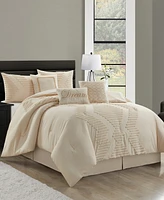 Stratford Park Galatea Tufted Embroidery 7-Pc. Comforter Set